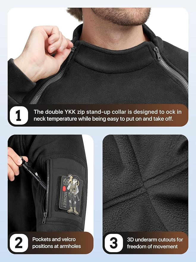 ErgonTactic | Windproof Fleece Jacket