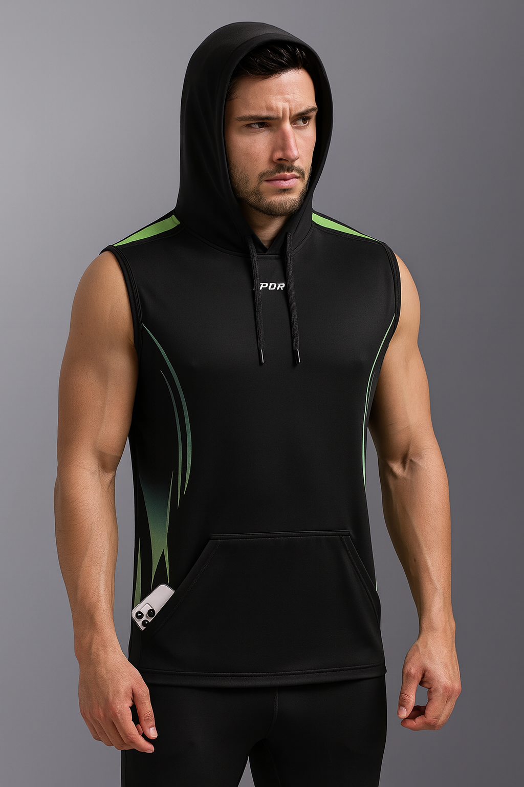 ErgonHood | Breathable Gym Hoodie