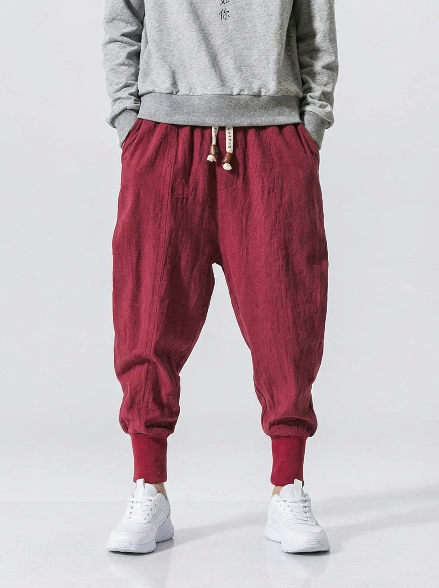 ErgonAura | Linen Harem Pants