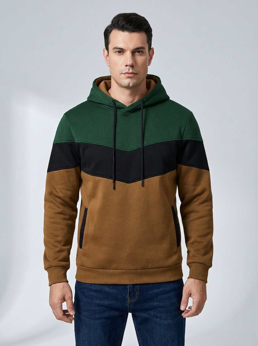 ErgonBlock | Patchwork Thermal Hoodie