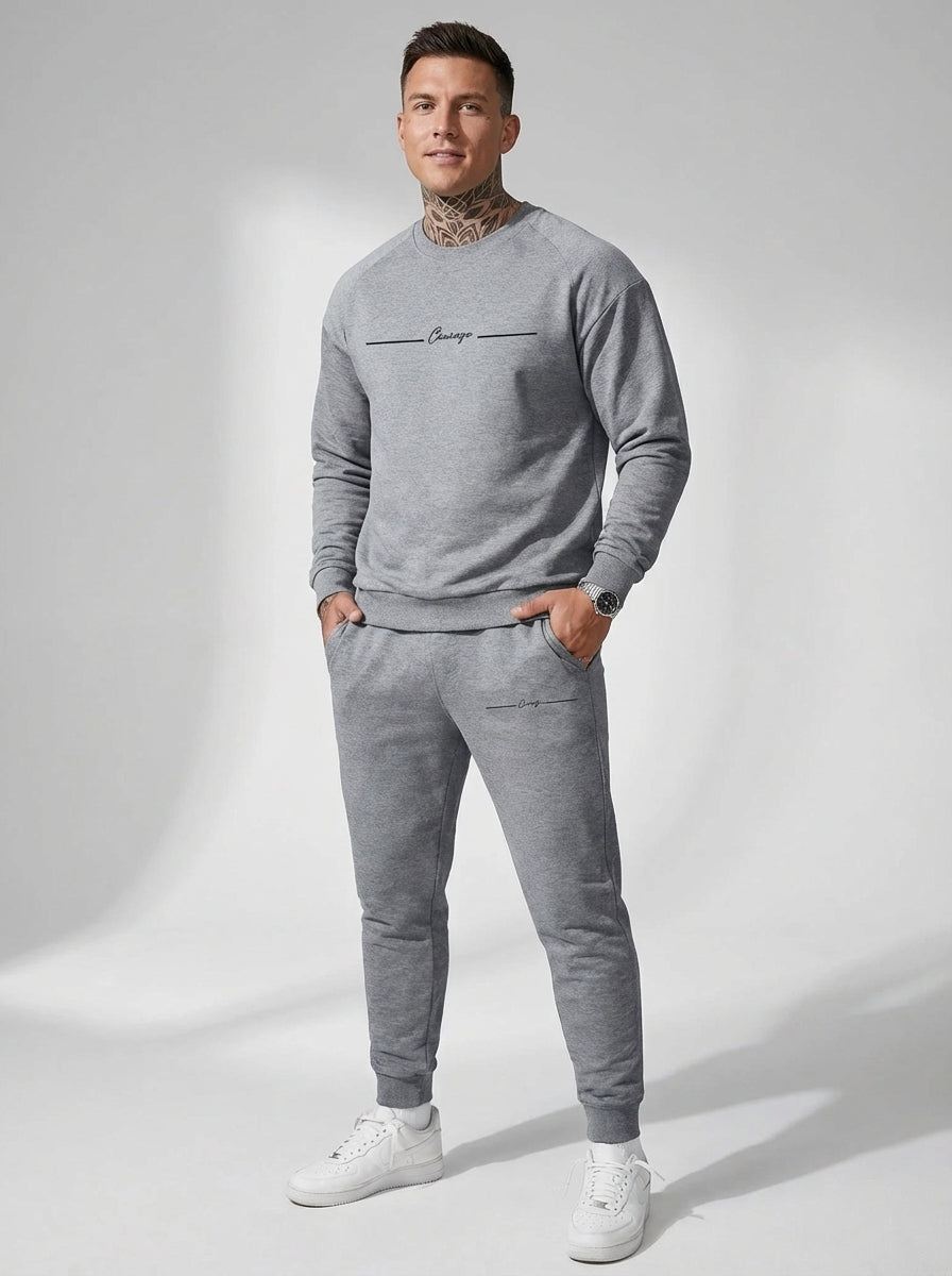 ErgonTrace | Minimal Crew Sweat Set