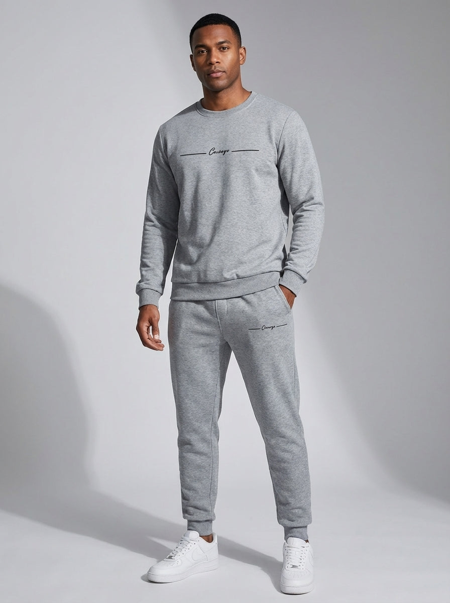 ErgonTrace | Minimal Crew Sweat Set
