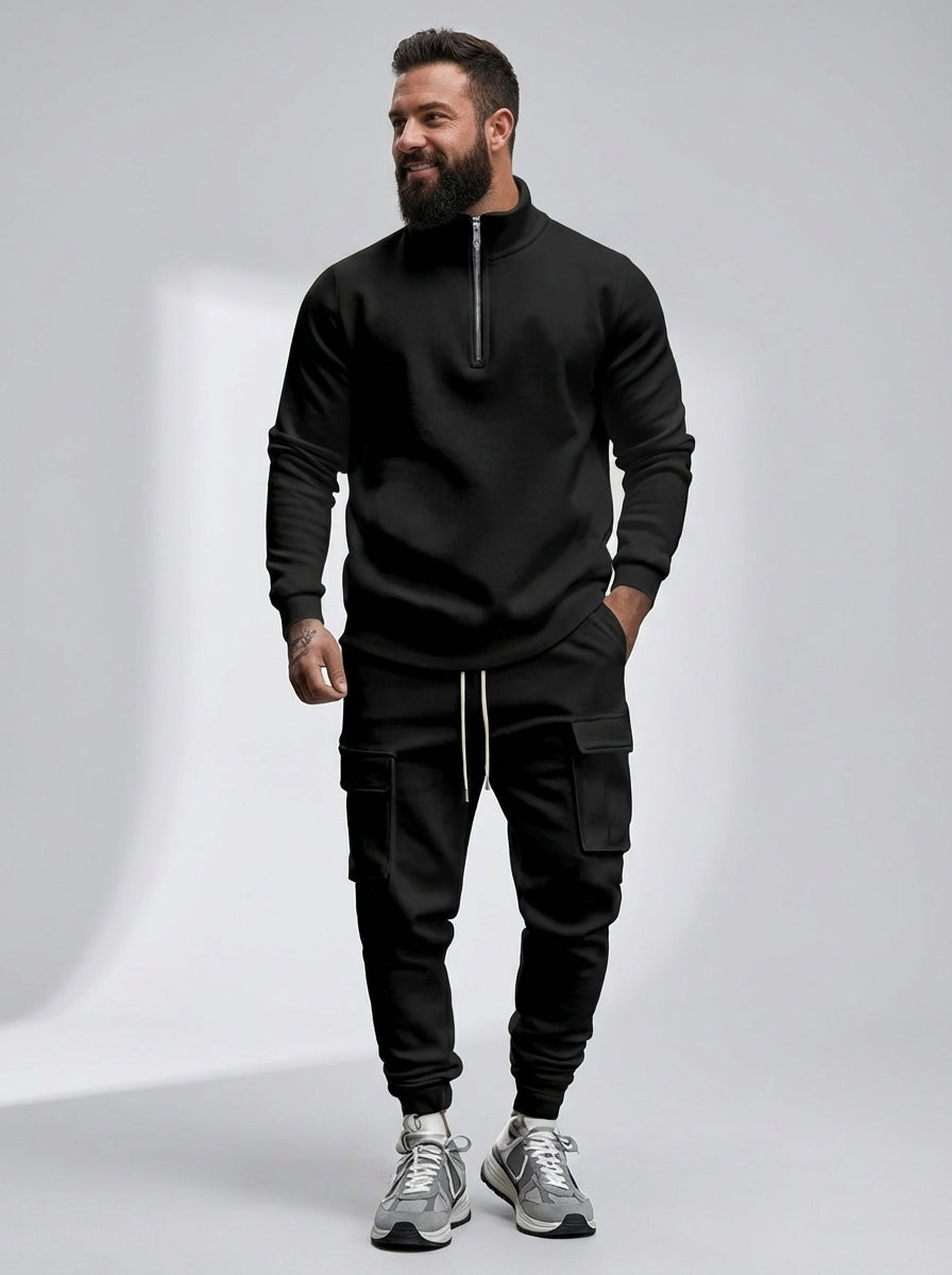 ErgonUtility | Quarter Zip Cargo Tracksuit