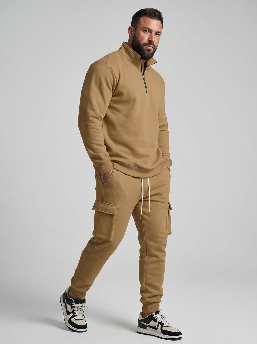 ErgonUtility | Quarter Zip Cargo Tracksuit