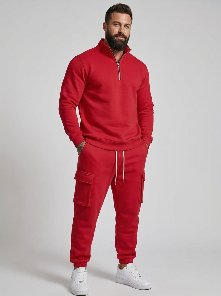 ErgonUtility | Quarter Zip Cargo Tracksuit