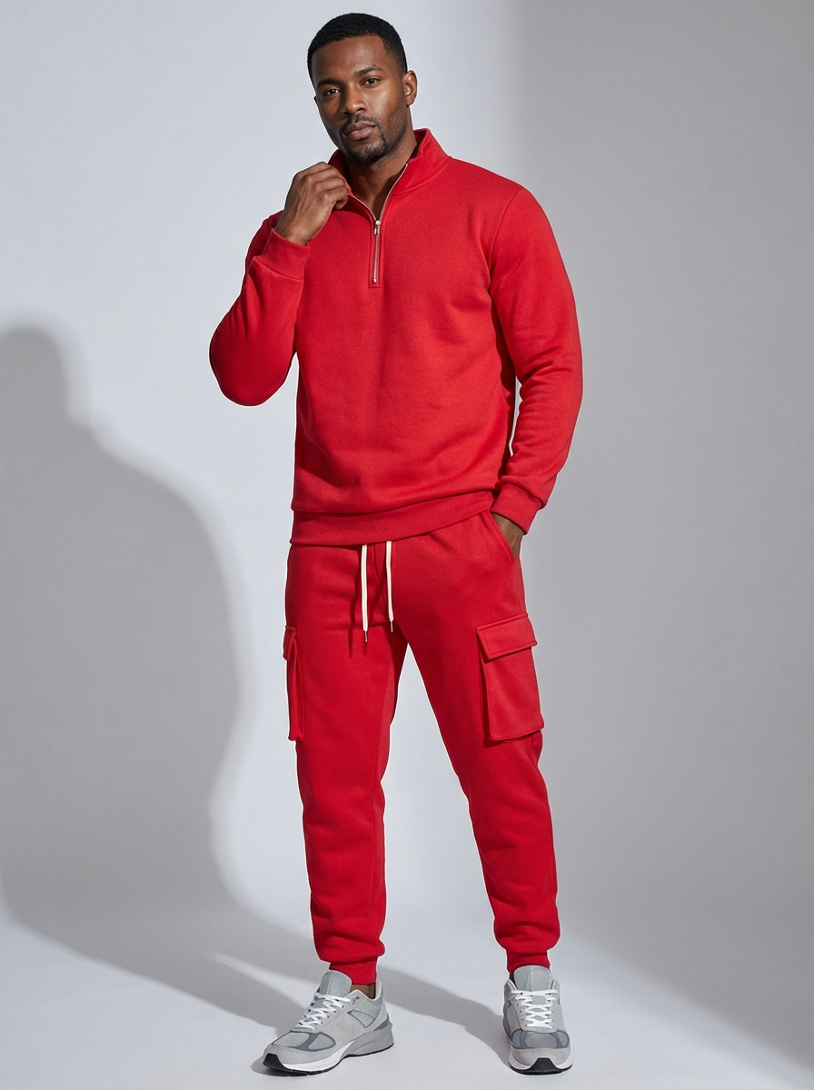 ErgonUtility | Quarter Zip Cargo Tracksuit