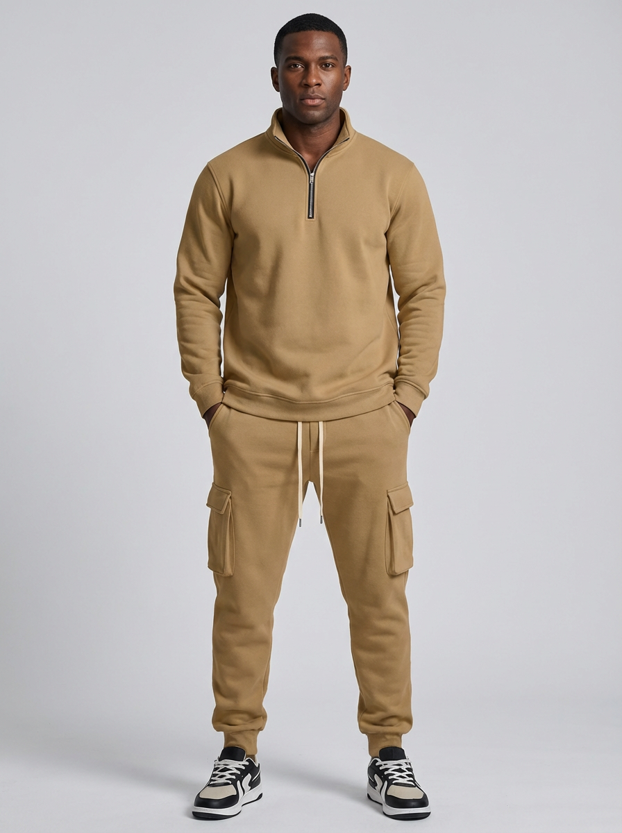 ErgonUtility | Quarter Zip Cargo Tracksuit