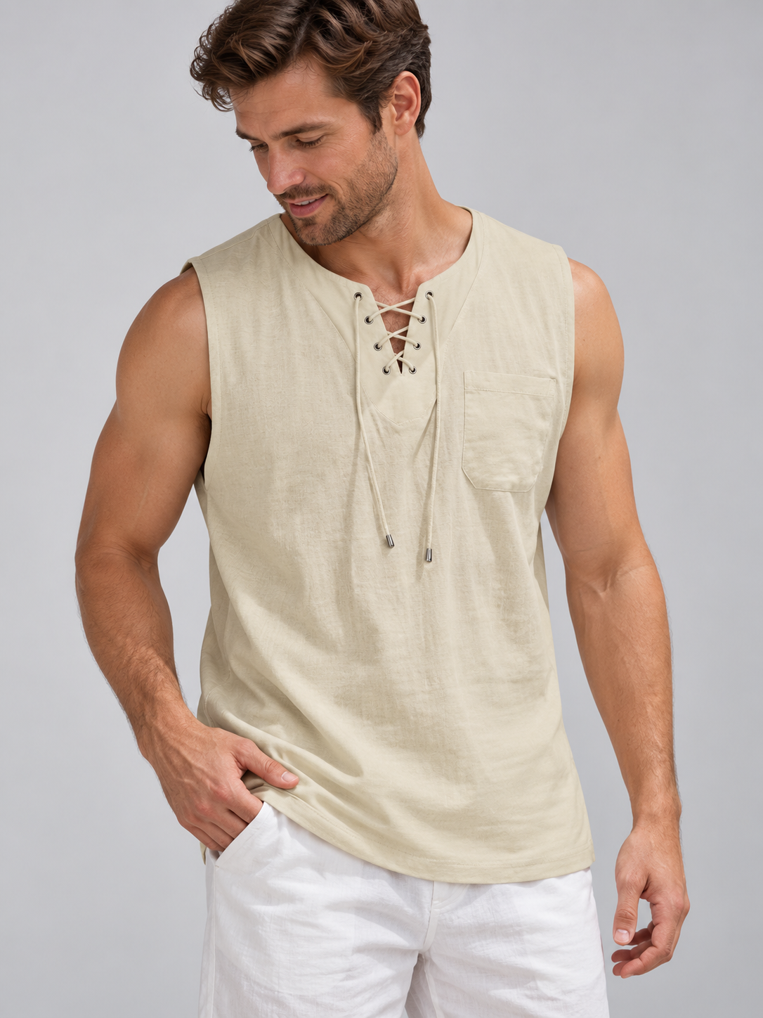 ErgonCoast | Retro Linen Tank