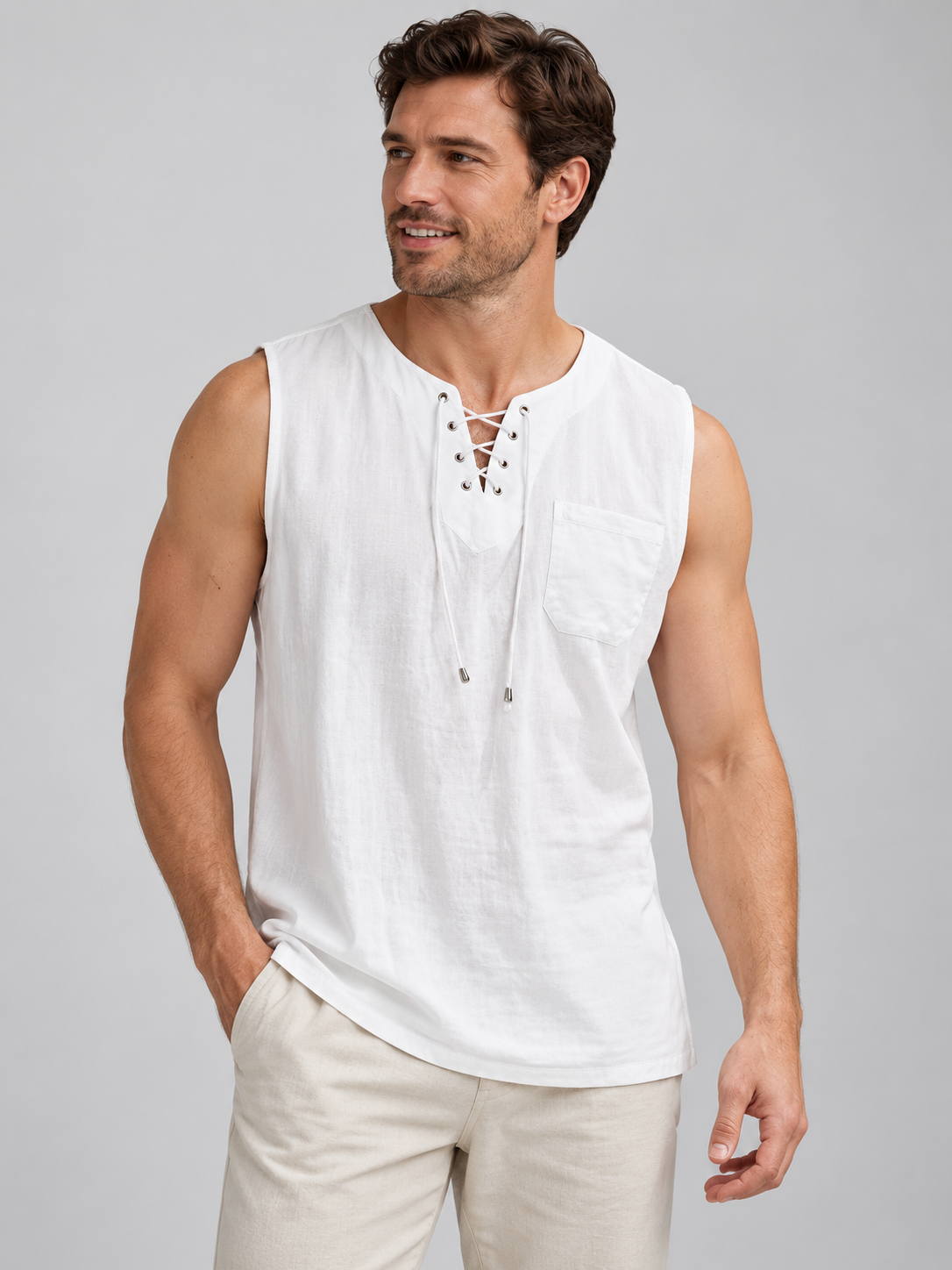 ErgonCoast | Retro Linen Tank