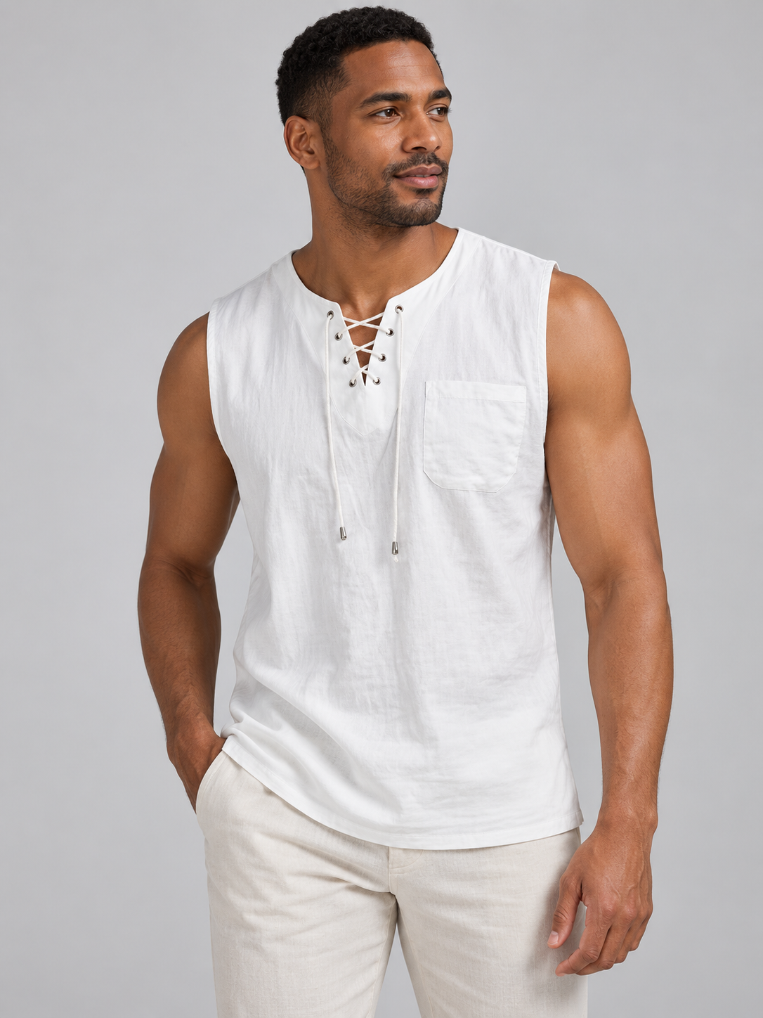ErgonCoast | Retro Linen Tank