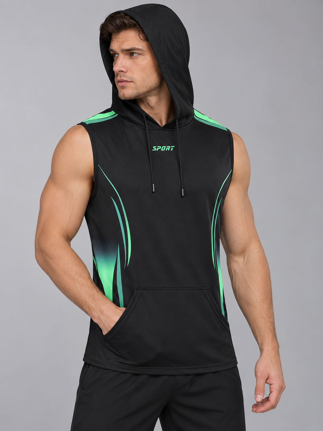 ErgonHood | Breathable Gym Hoodie