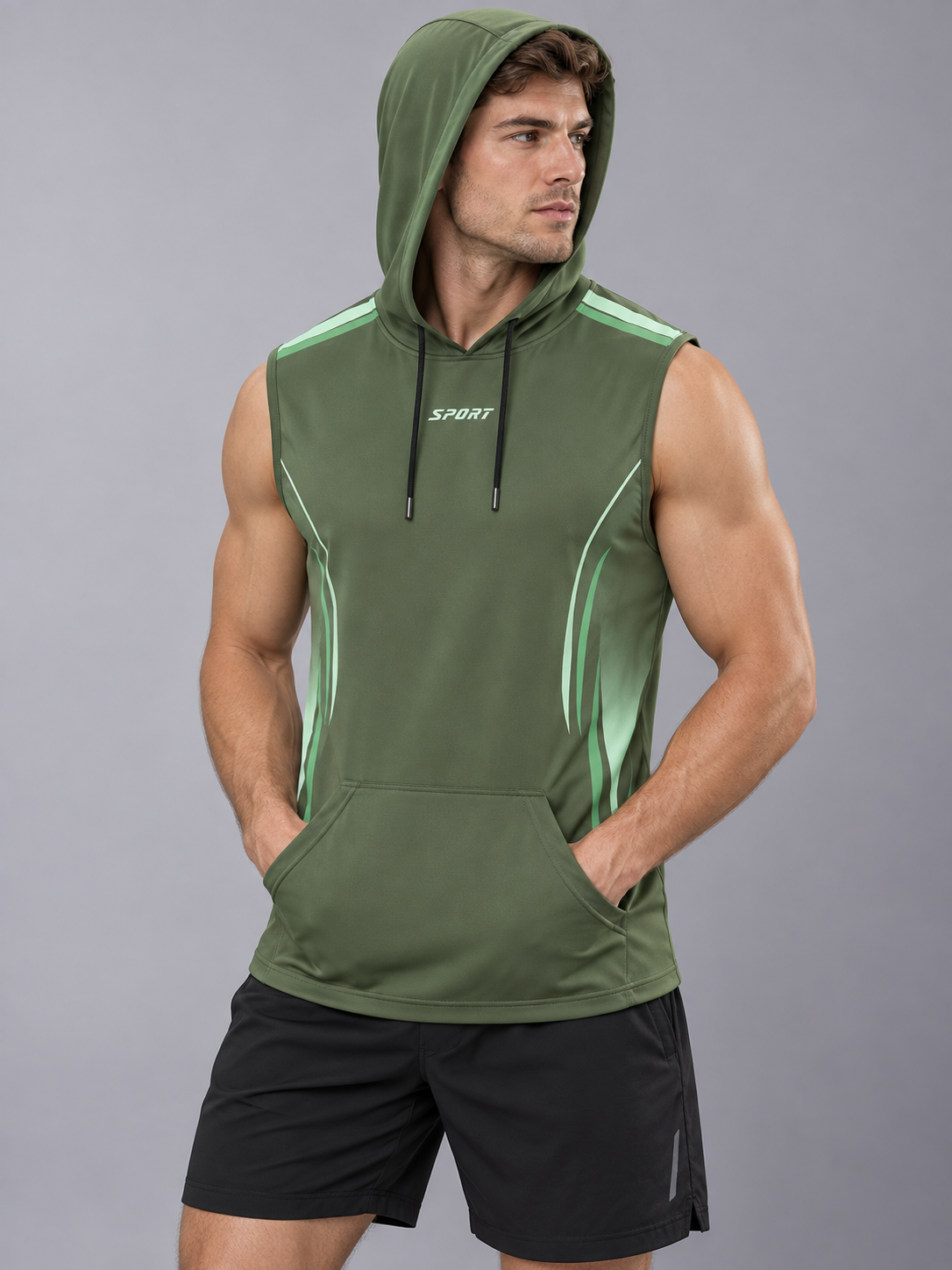 ErgonHood | Breathable Gym Hoodie