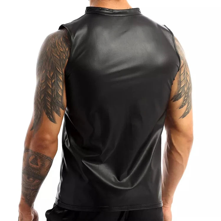 ErgonRogue | Zipper Leather Vest