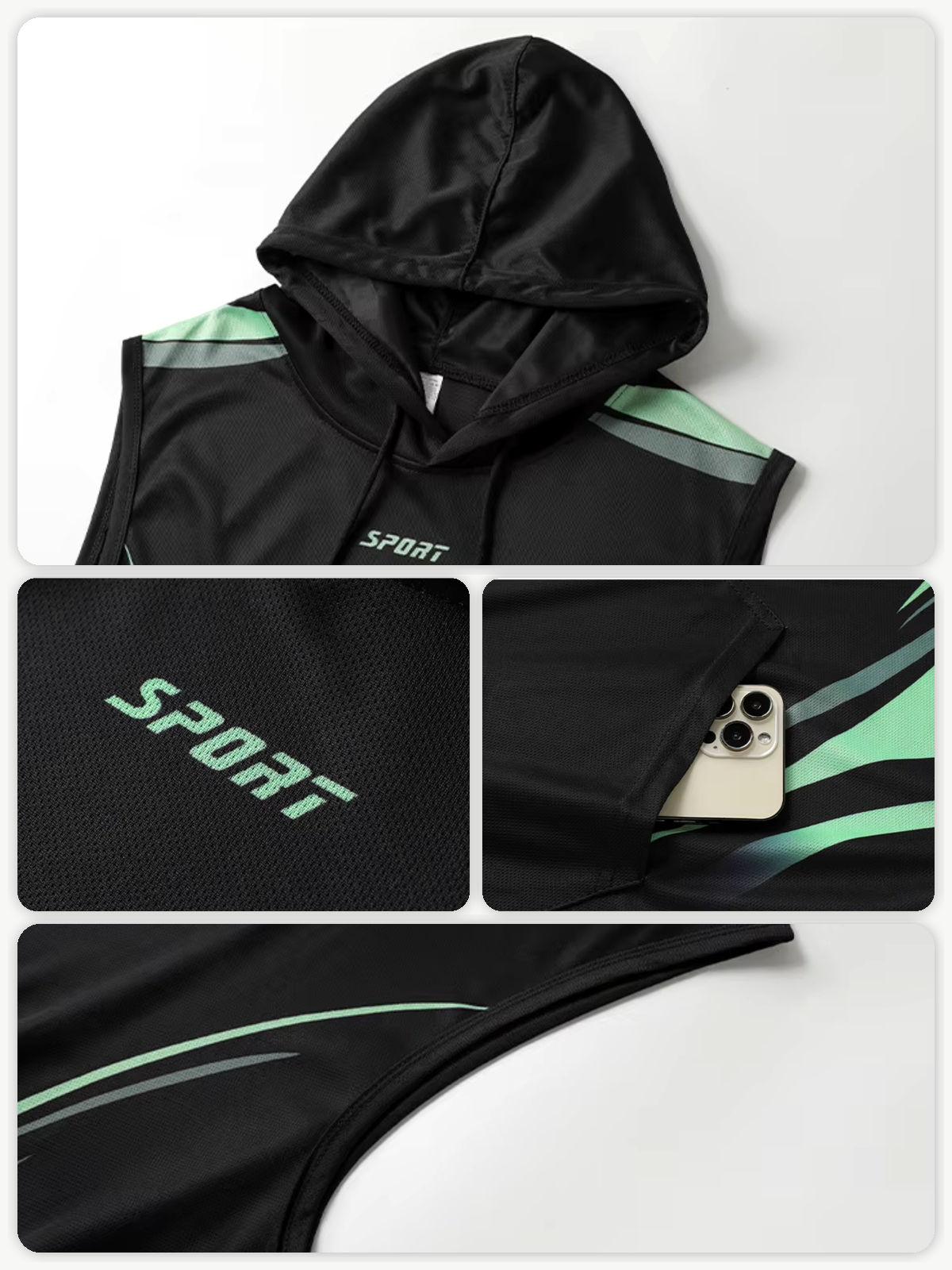ErgonHood | Breathable Gym Hoodie