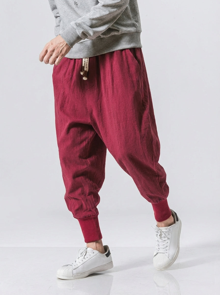 ErgonAura | Linen Harem Pants