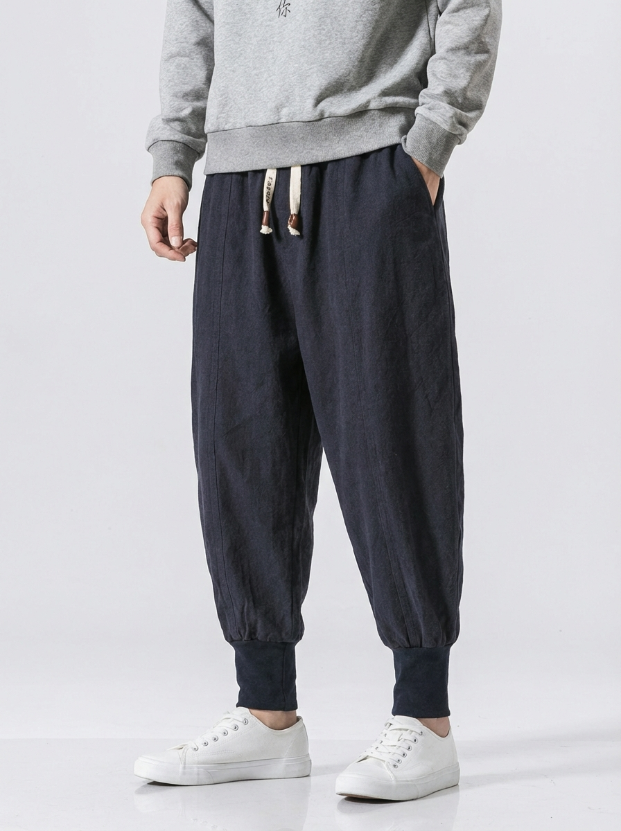 ErgonAura | Linen Harem Pants