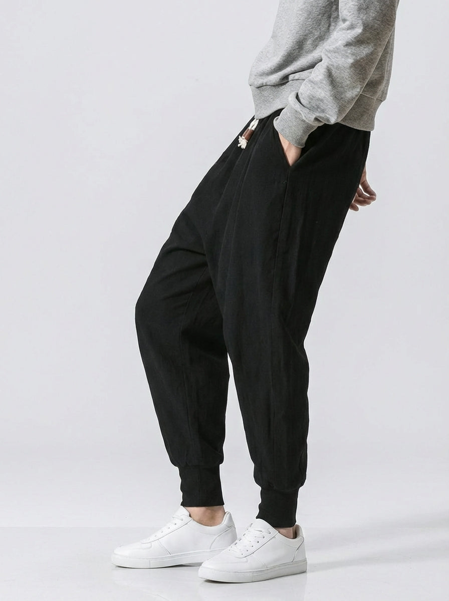 ErgonAura | Linen Harem Pants