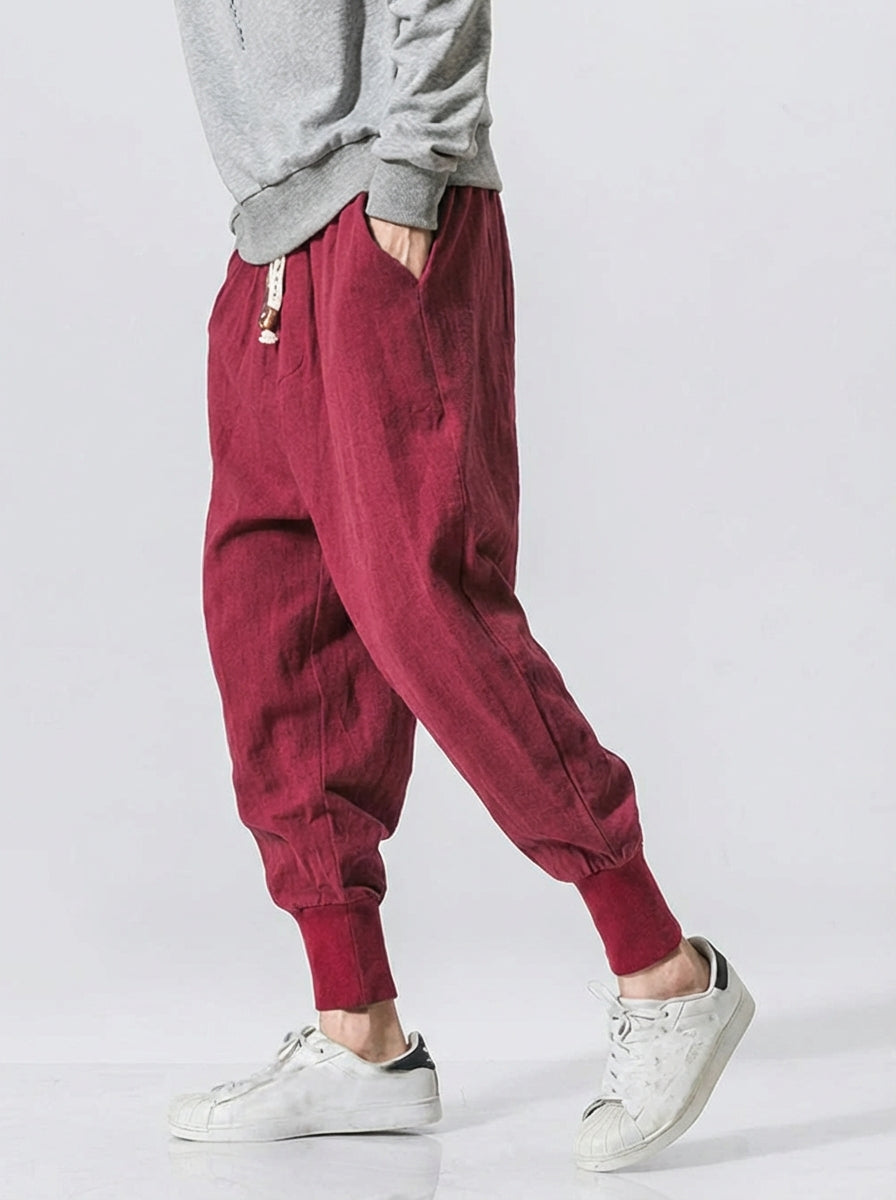 ErgonAura | Linen Harem Pants