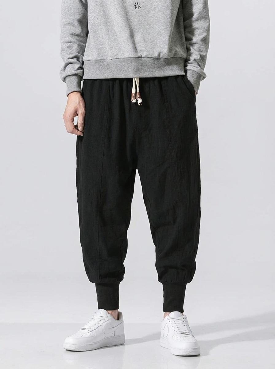 ErgonAura | Linen Harem Pants