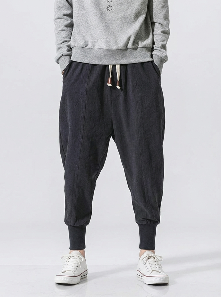 ErgonAura | Linen Harem Pants