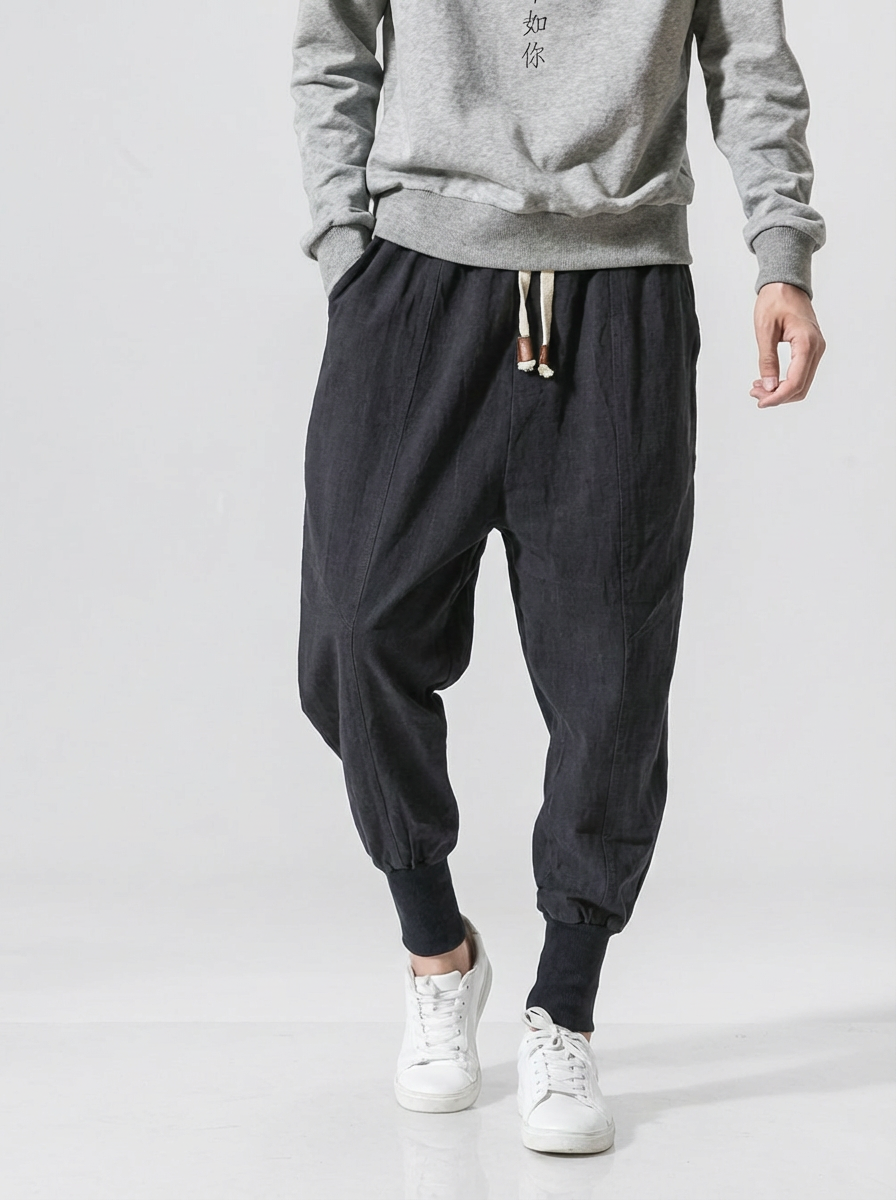 ErgonAura | Linen Harem Pants