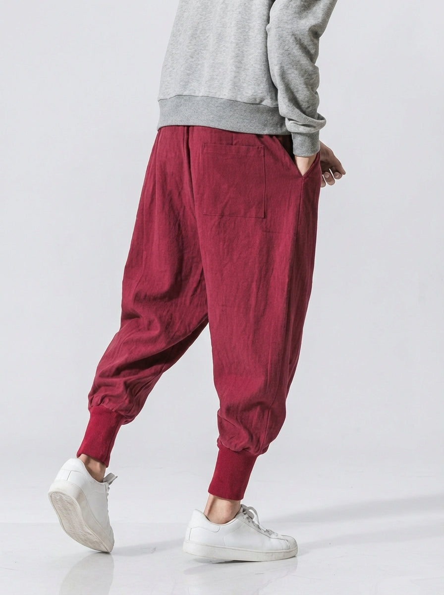ErgonAura | Linen Harem Pants