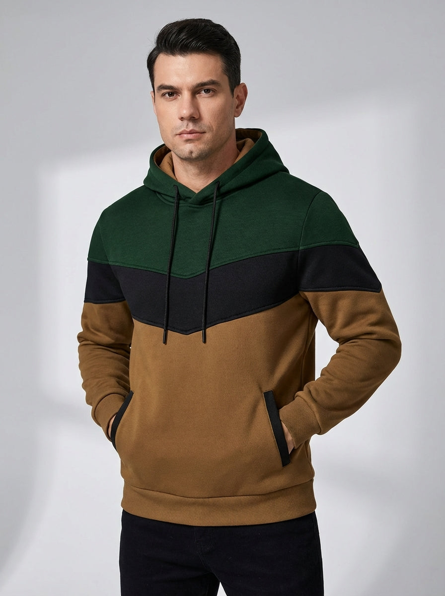 ErgonBlock | Patchwork Thermal Hoodie