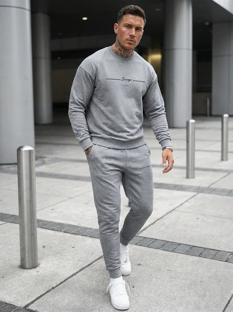 ErgonTrace | Minimal Crew Sweat Set