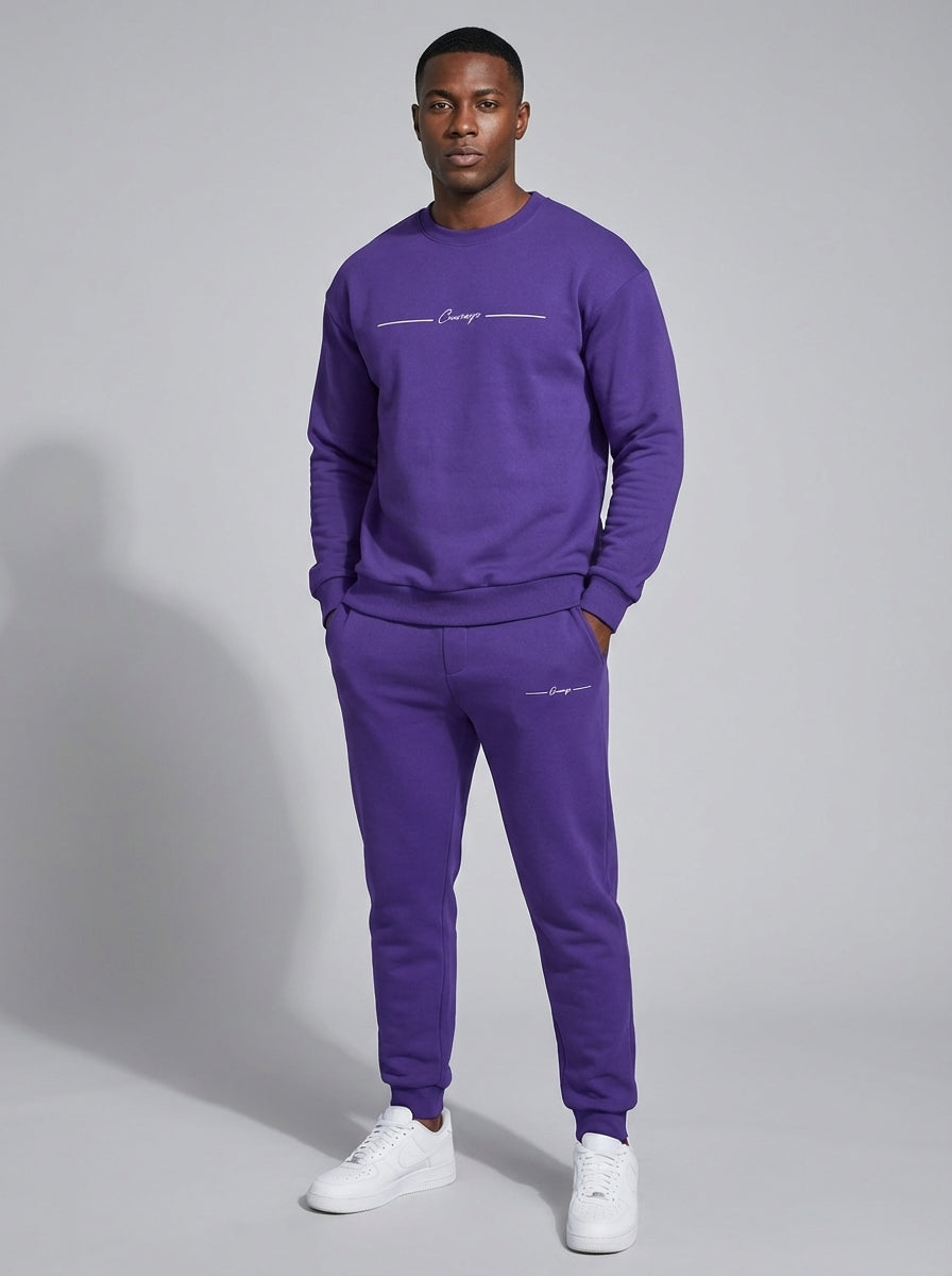 ErgonTrace | Minimal Crew Sweat Set