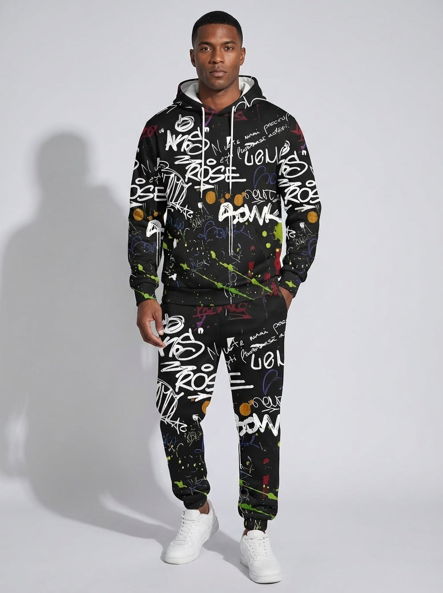ErgonSignature | 3D Graffiti Hoodie Set