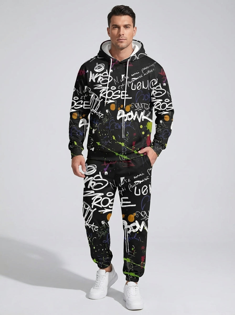 ErgonSignature | 3D Graffiti Hoodie Set
