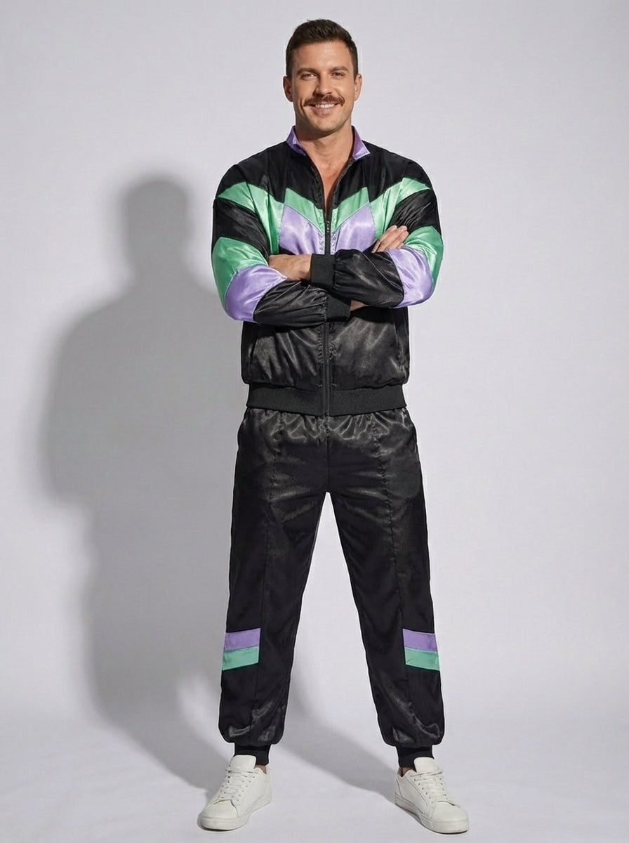ErgonRetro | 80s Color Block Tracksuit