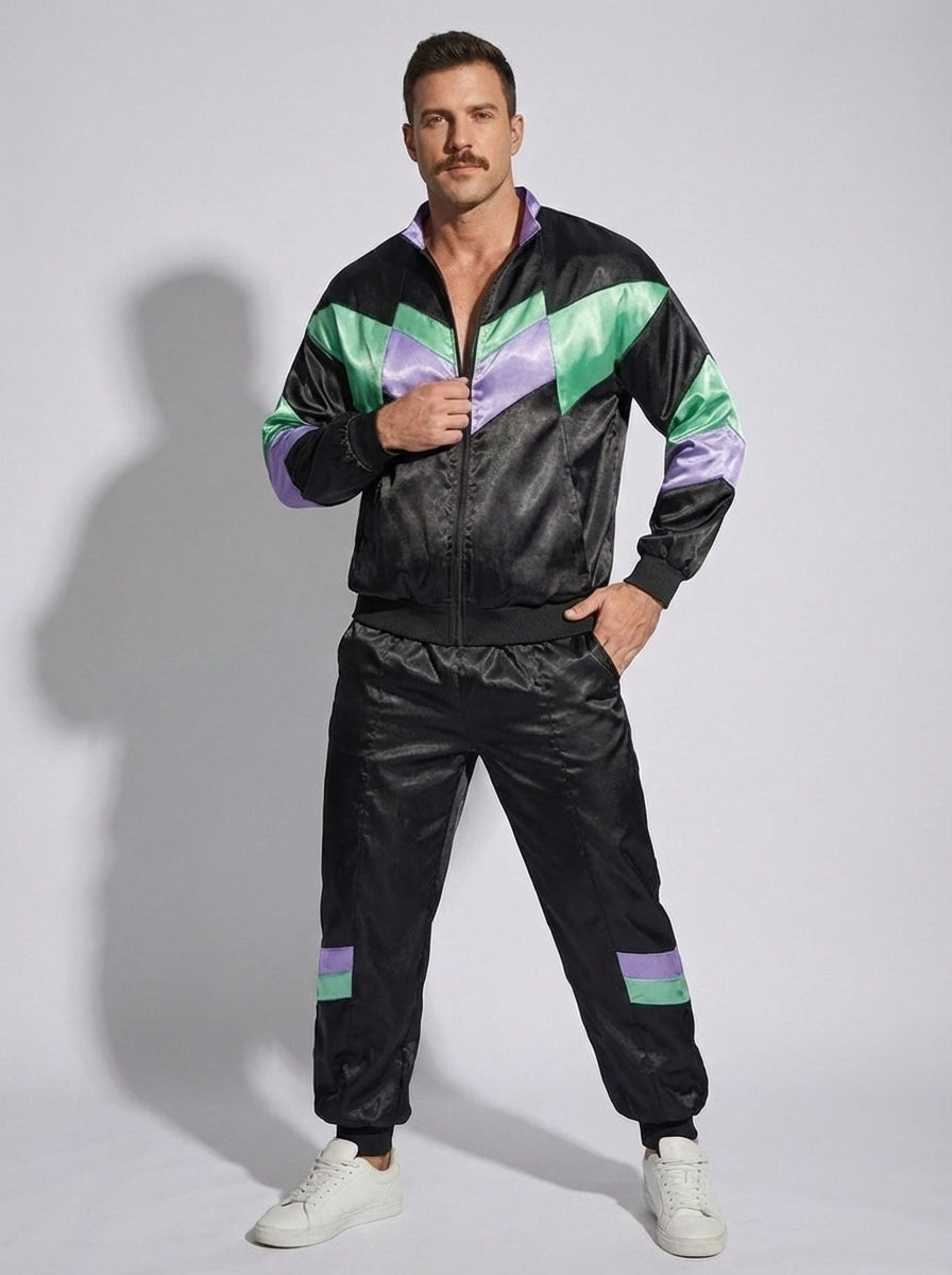 ErgonRetro | 80s Color Block Tracksuit