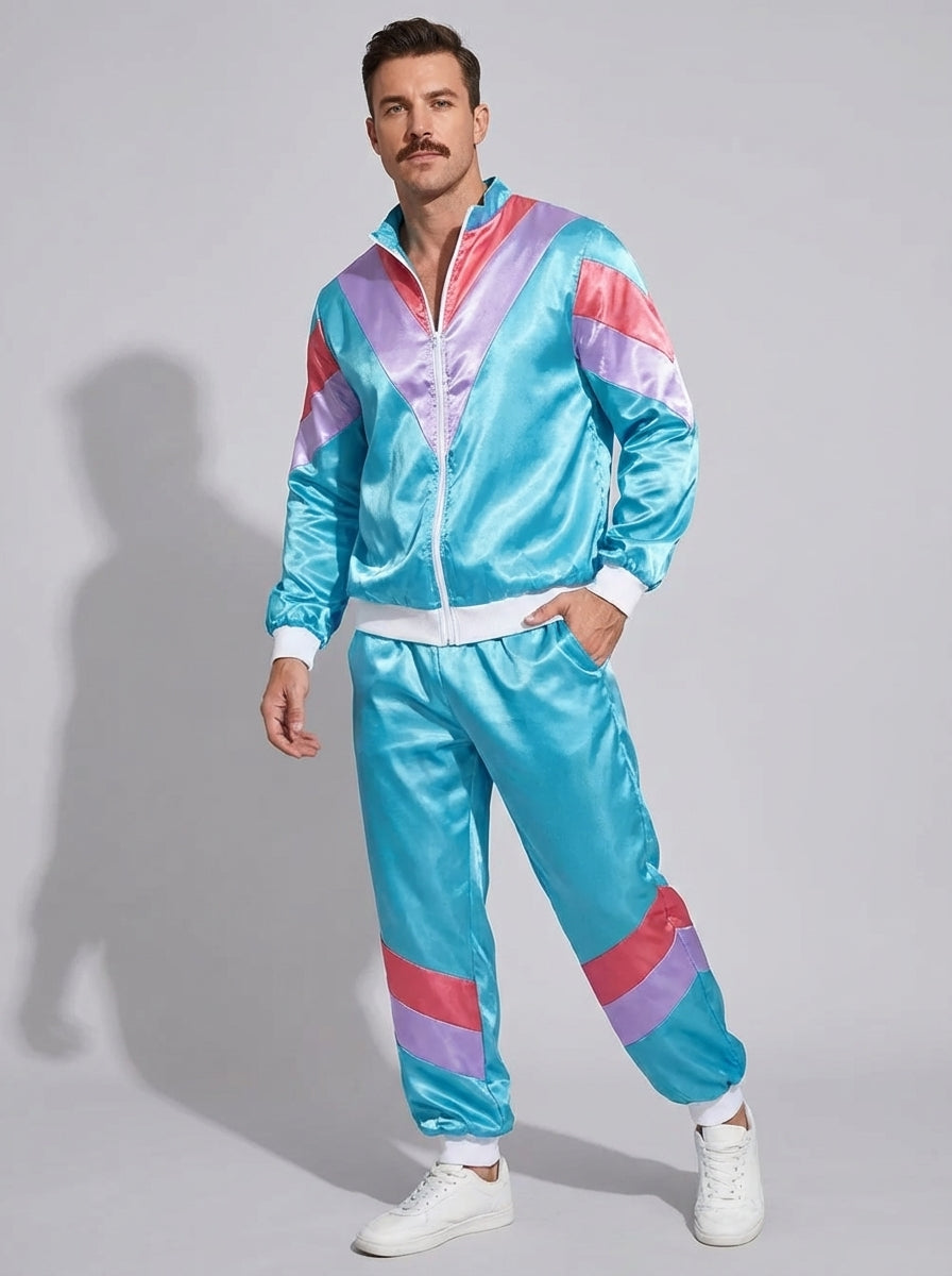 ErgonRetro | 80s Color Block Tracksuit