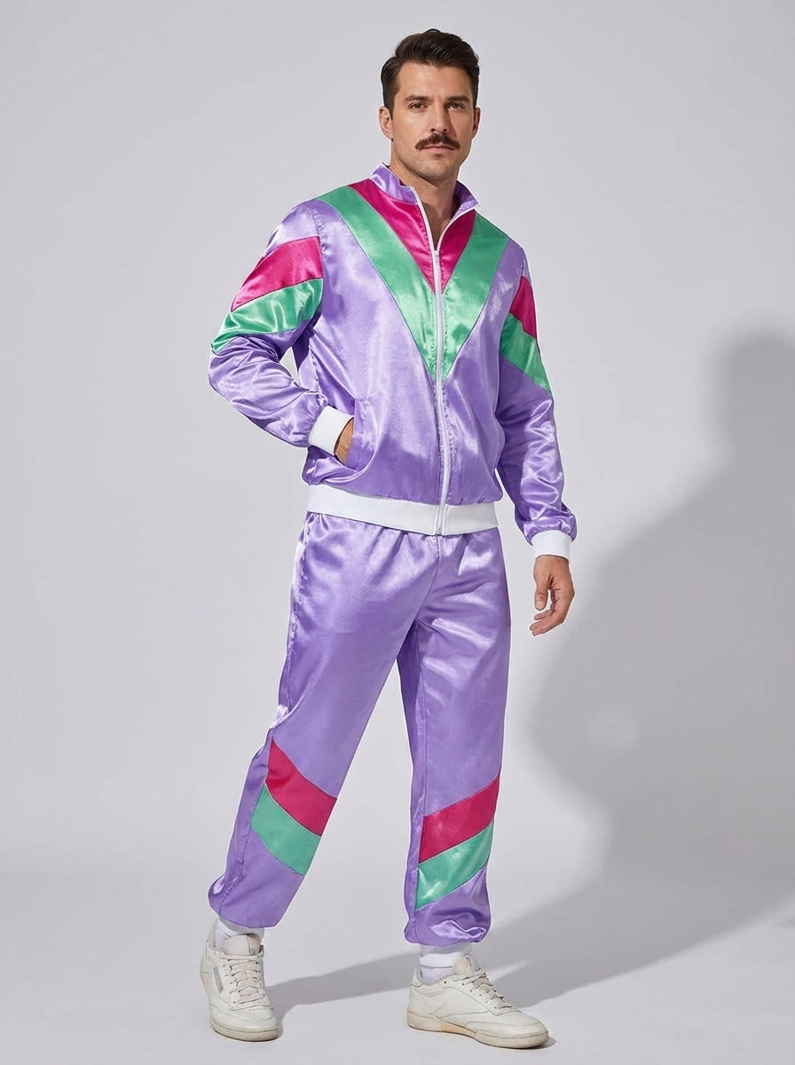 ErgonRetro | 80s Color Block Tracksuit