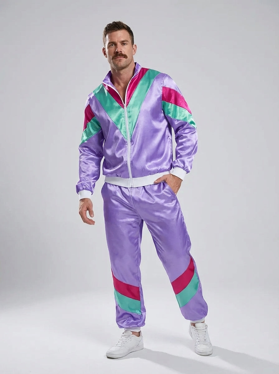 ErgonRetro | 80s Color Block Tracksuit