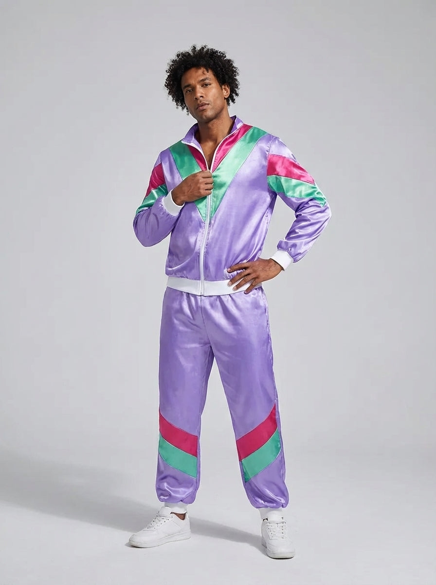 ErgonRetro | 80s Color Block Tracksuit