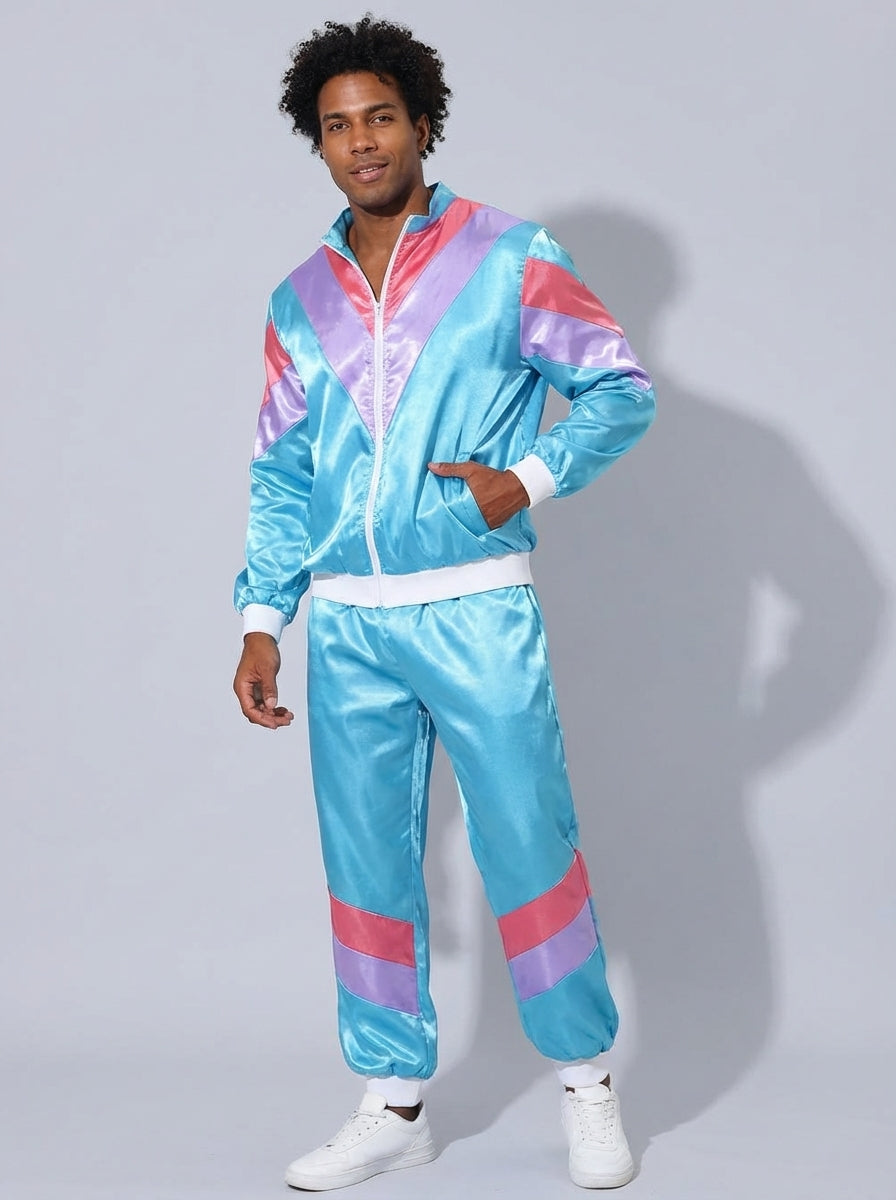 ErgonRetro | 80s Color Block Tracksuit