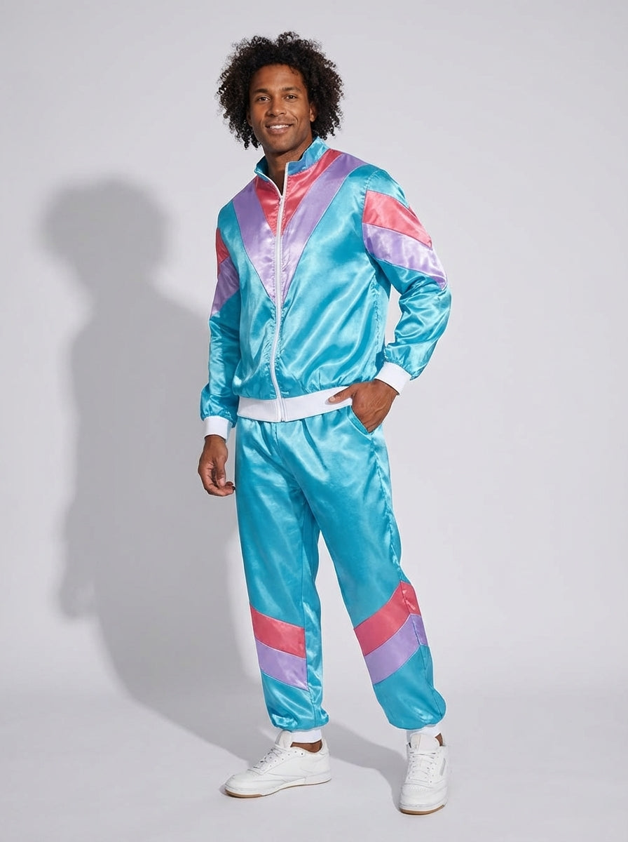 ErgonRetro | 80s Color Block Tracksuit