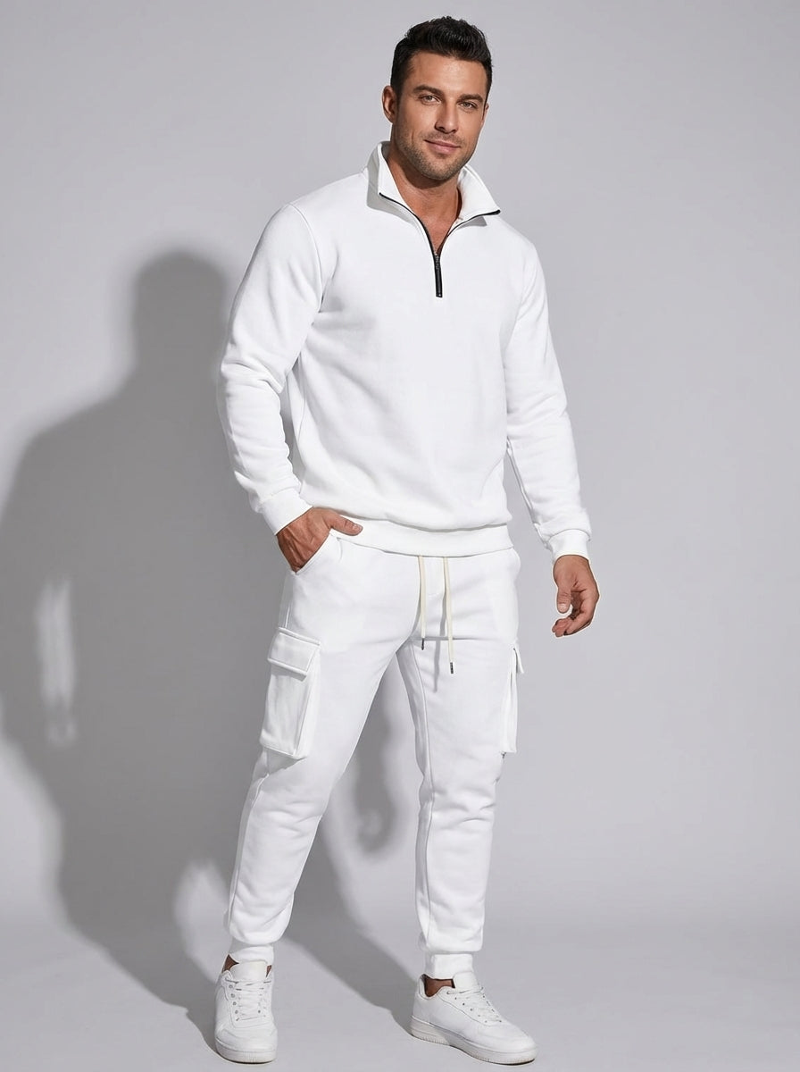 ErgonUtility | Quarter Zip Cargo Tracksuit