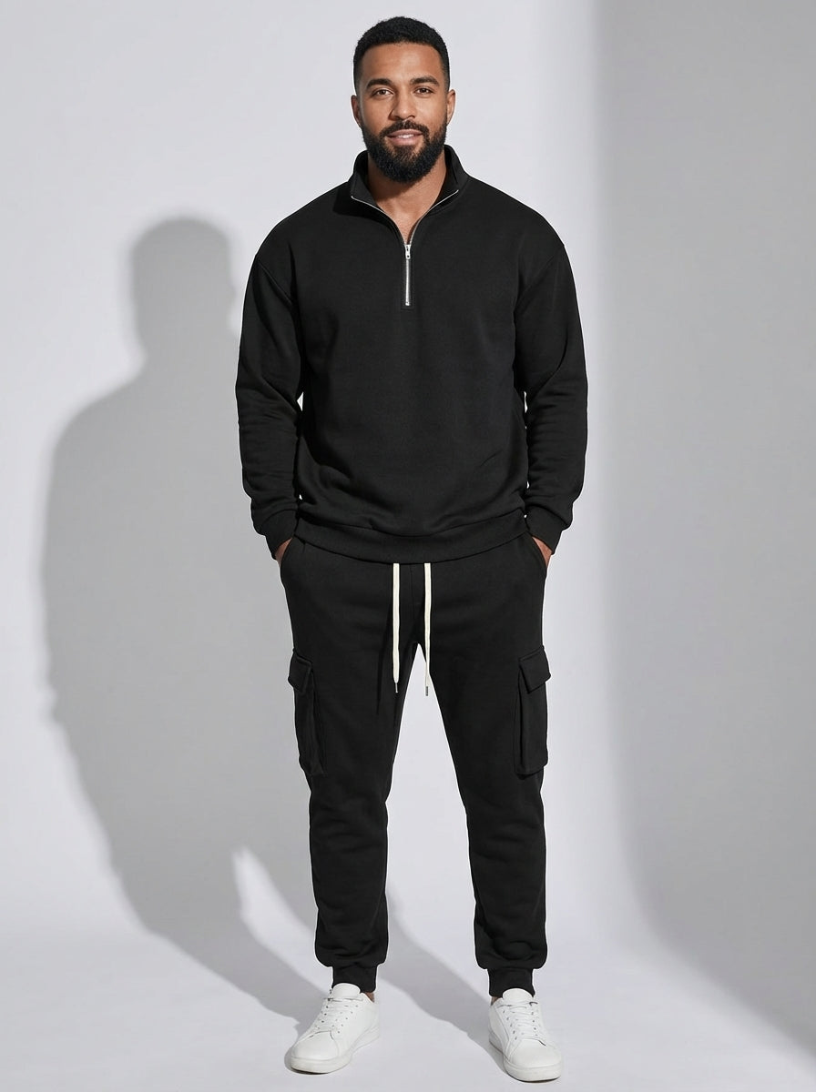 ErgonUtility | Quarter Zip Cargo Tracksuit