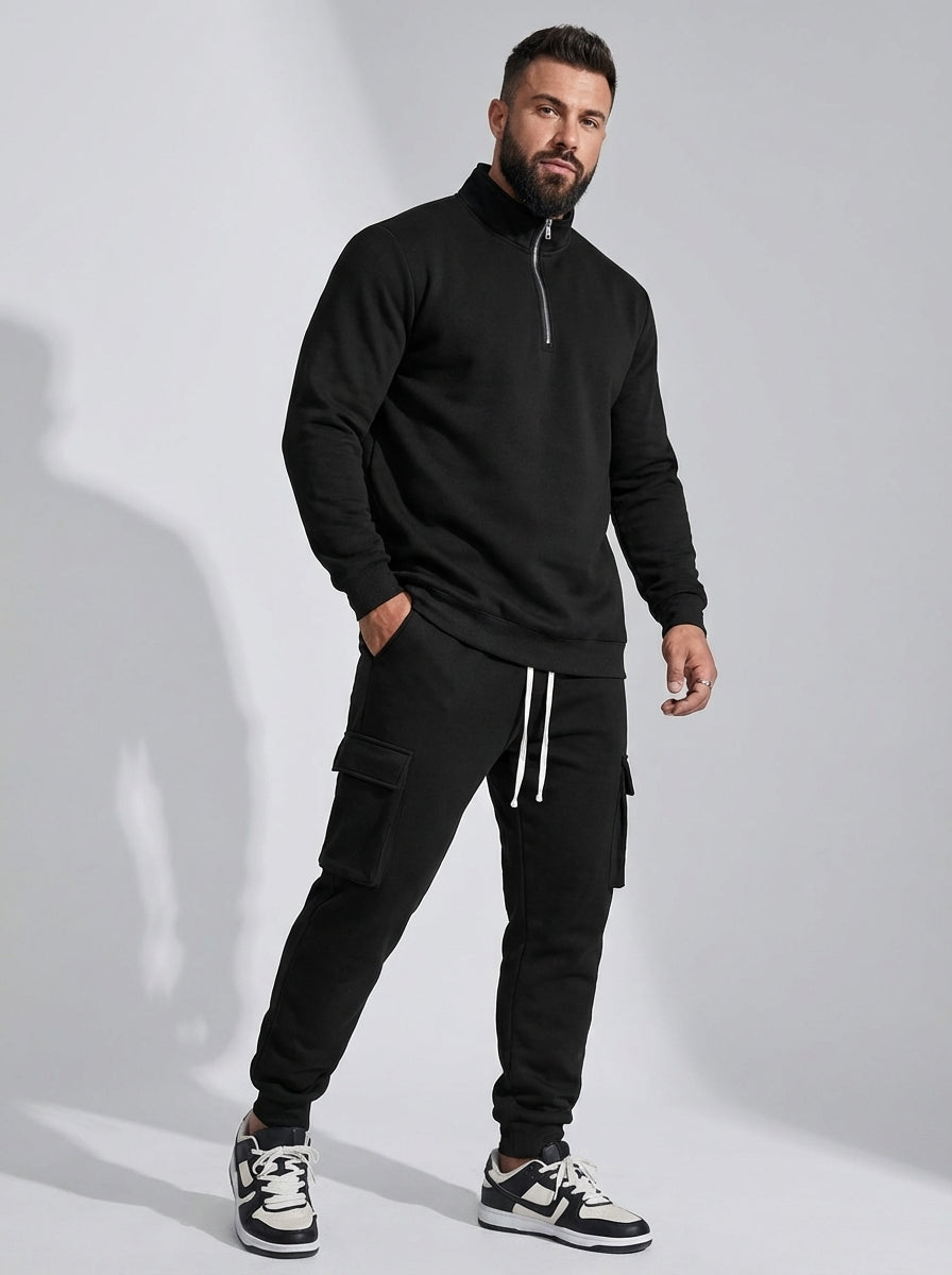ErgonUtility | Quarter Zip Cargo Tracksuit