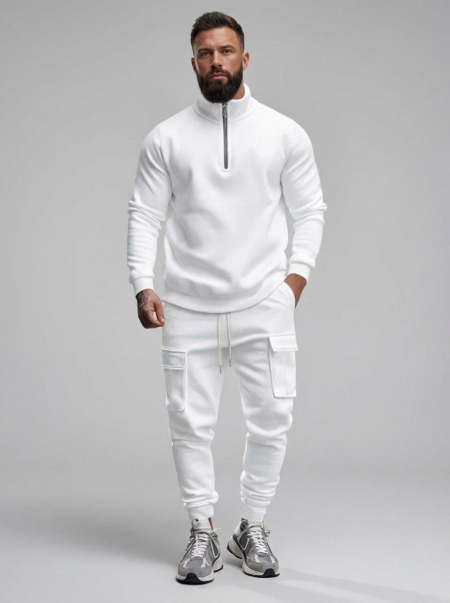 ErgonUtility | Quarter Zip Cargo Tracksuit