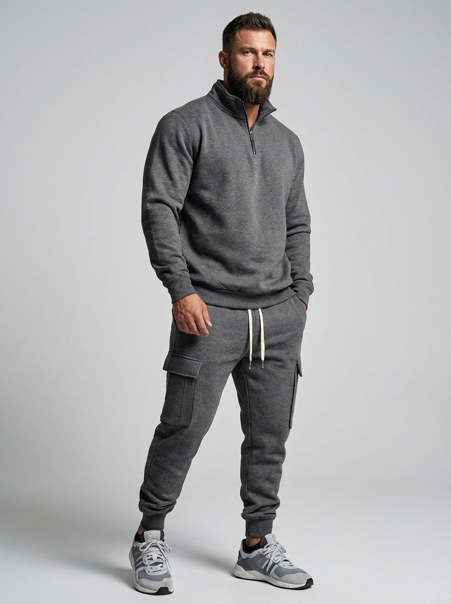 ErgonUtility | Quarter Zip Cargo Tracksuit
