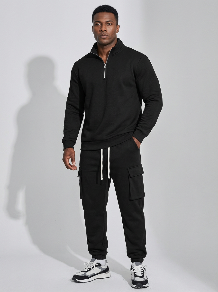 ErgonUtility | Quarter Zip Cargo Tracksuit