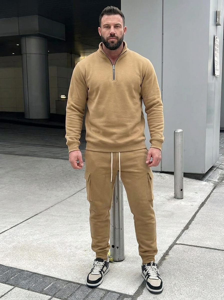 ErgonUtility | Quarter Zip Cargo Tracksuit