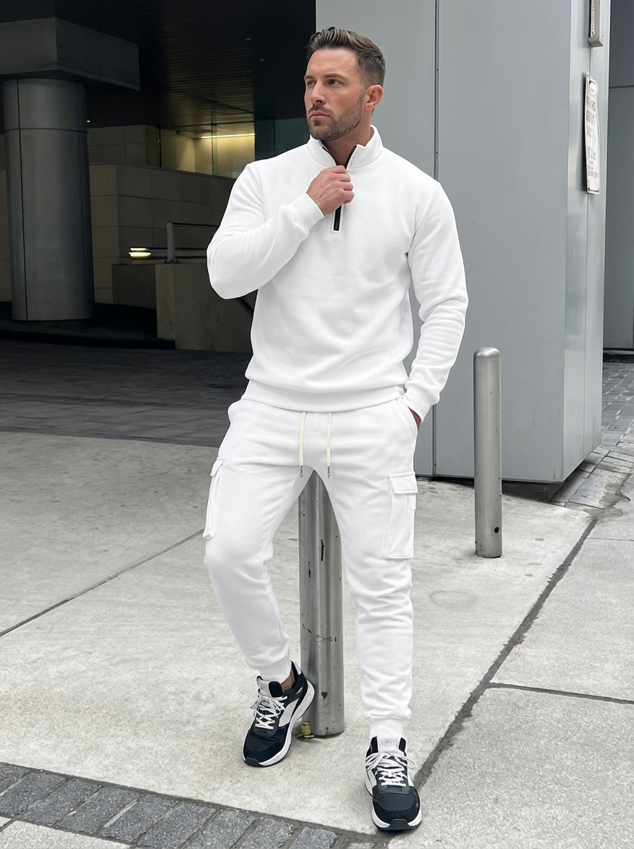 ErgonUtility | Quarter Zip Cargo Tracksuit