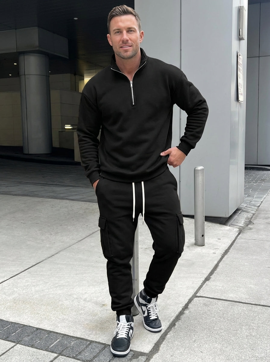 ErgonUtility | Quarter Zip Cargo Tracksuit